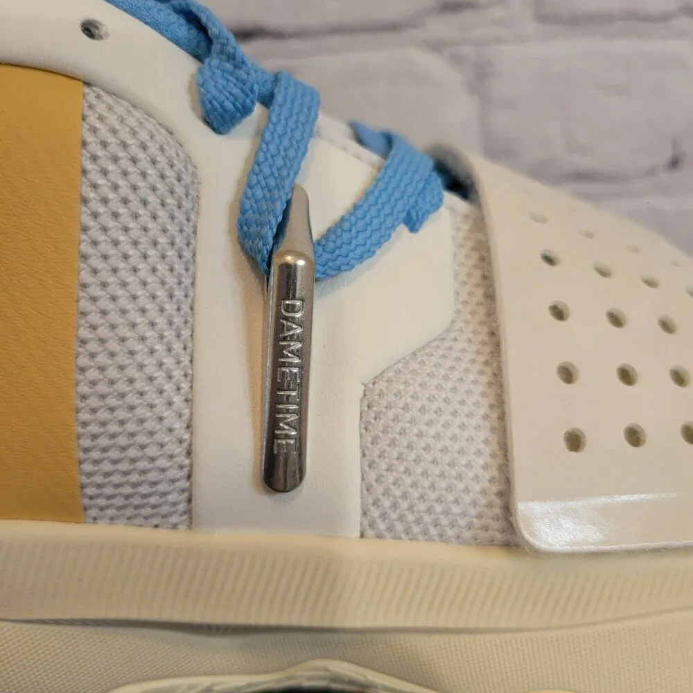 Adidas Dame 8 Basketball Shoes- Cloud White/Oat/Cream White